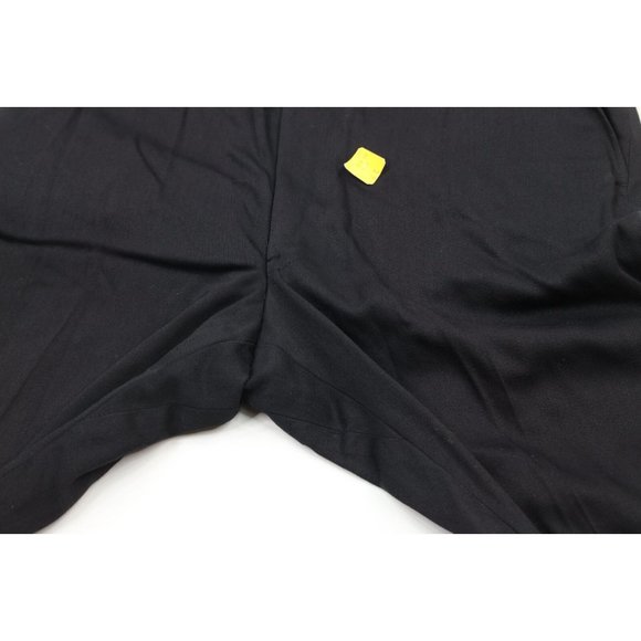 NOS Vintage 50s Streetwear Mens 33x34 Rayon Gabardine Dress Pants Trousers Navy - Picture 5 of 13